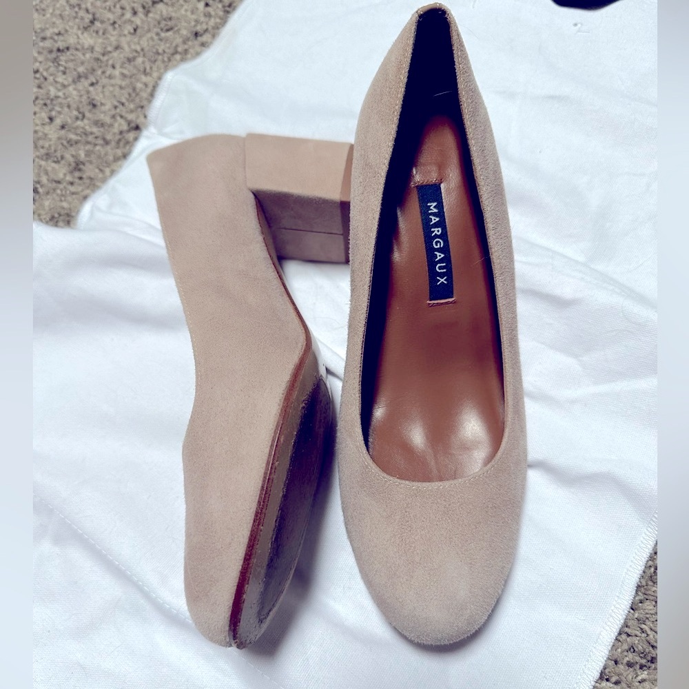 Margaux The Heel pumps - EUC - 35.5W EU - Fawn Suede